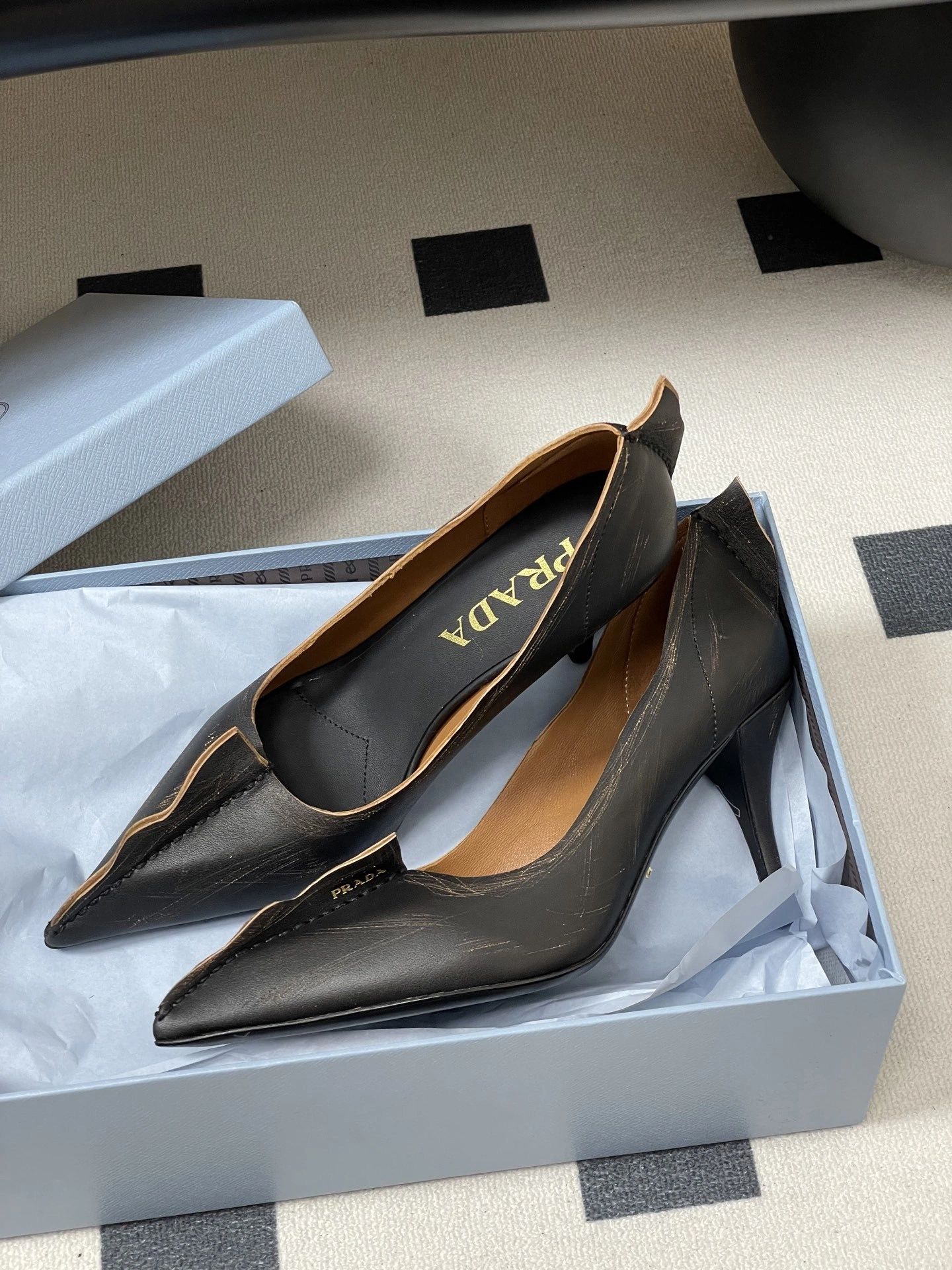 COCO-- Pr141 1I194O_V69_F0Y71_F_A085 Calfskin sheepskin Heel height ：8.5cm item:E-X198J1716